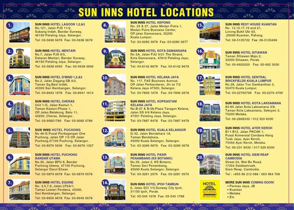 Sun Inns Hotel Sentral, Brickfields Kuala Lumpur Exteriör bild